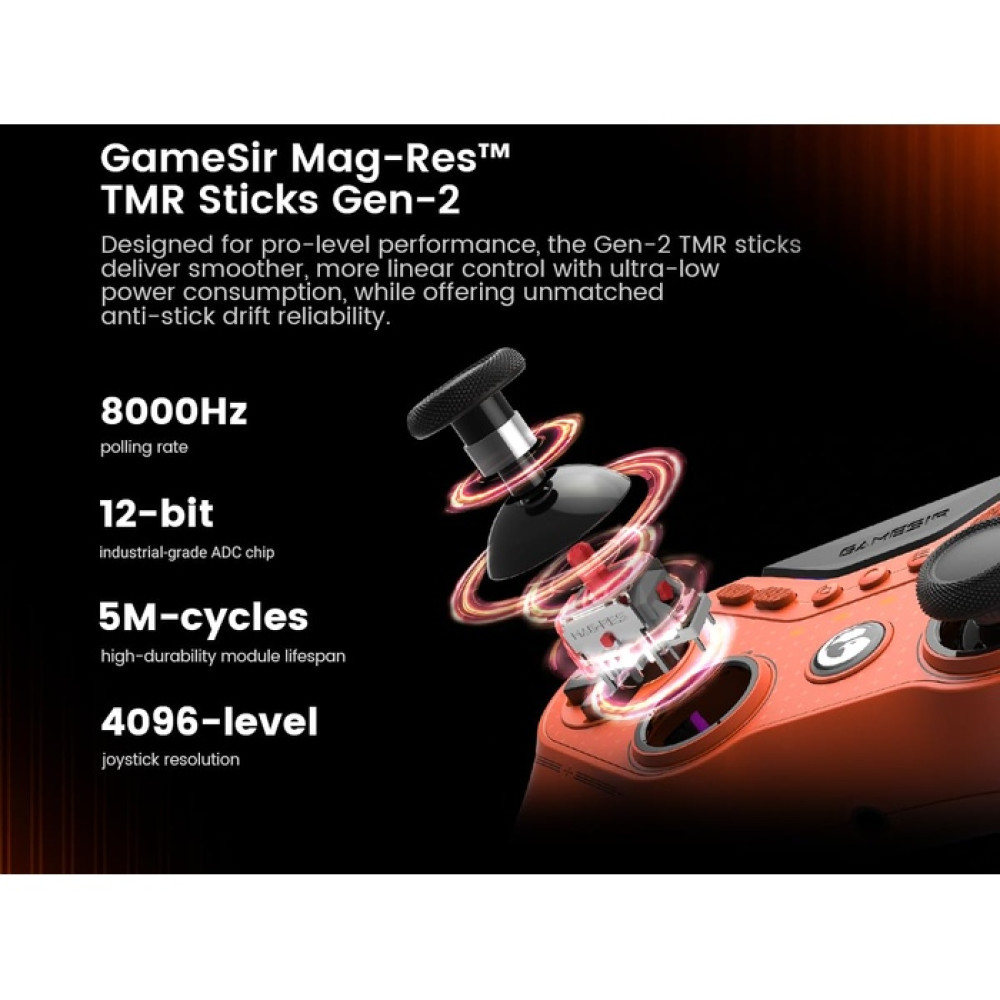 GameSir Tarantula 8K PC Wired Esports Controller for Windows